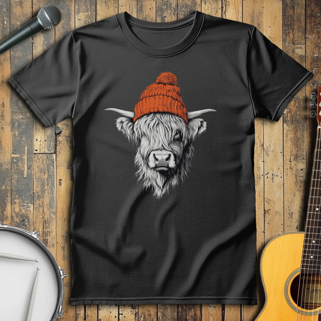 Orange Beanie Highland Cow