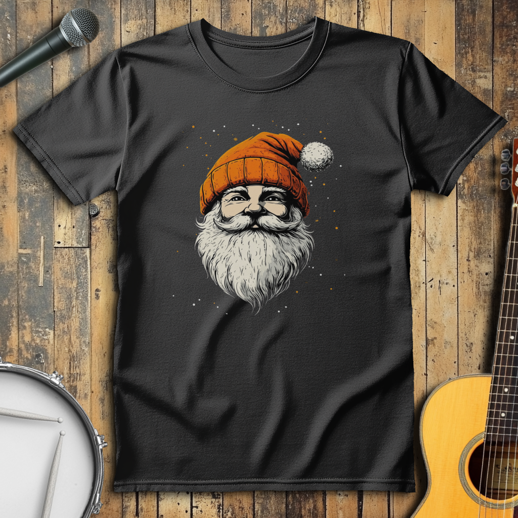 Orange Beanie Santa
