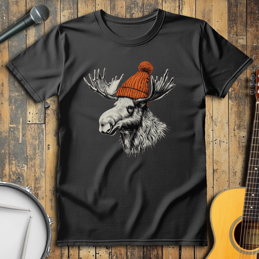 Orange Beanie Moose