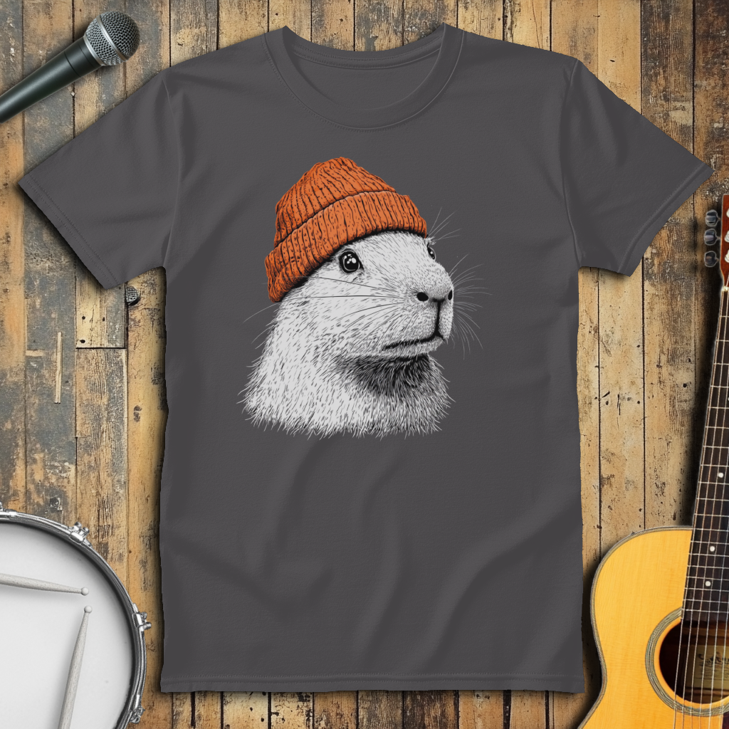 Orange Beanie Cabybara