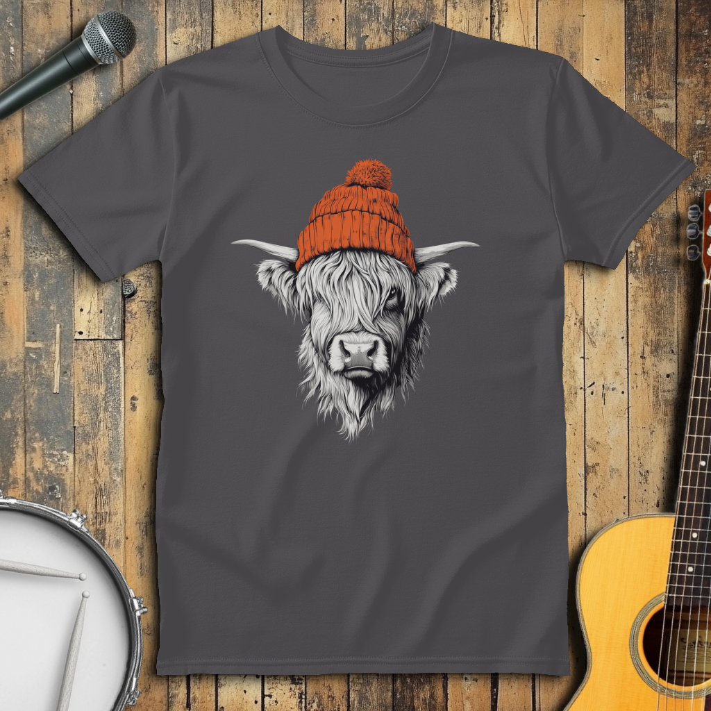 Orange Beanie Highland Cow