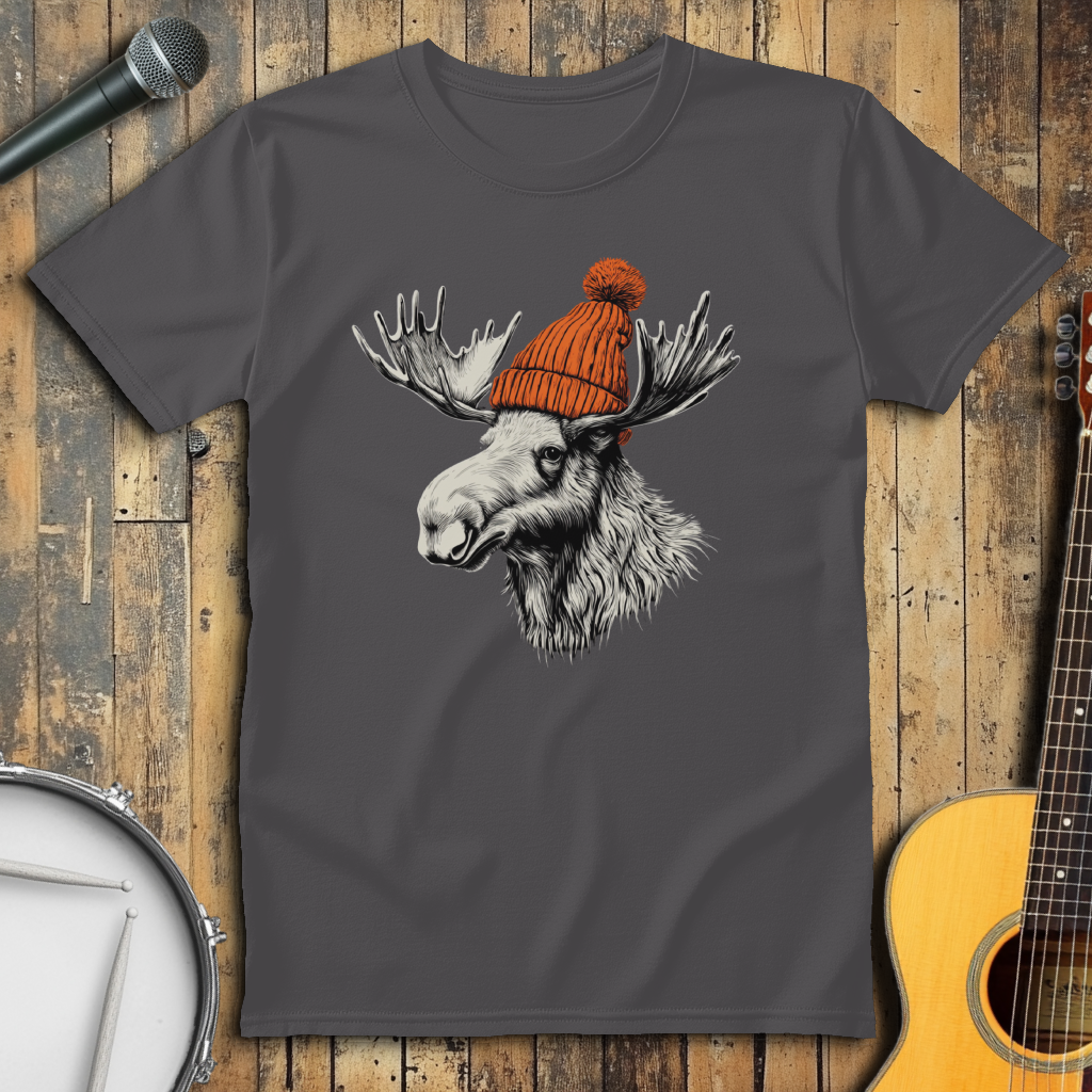 Orange Beanie Moose