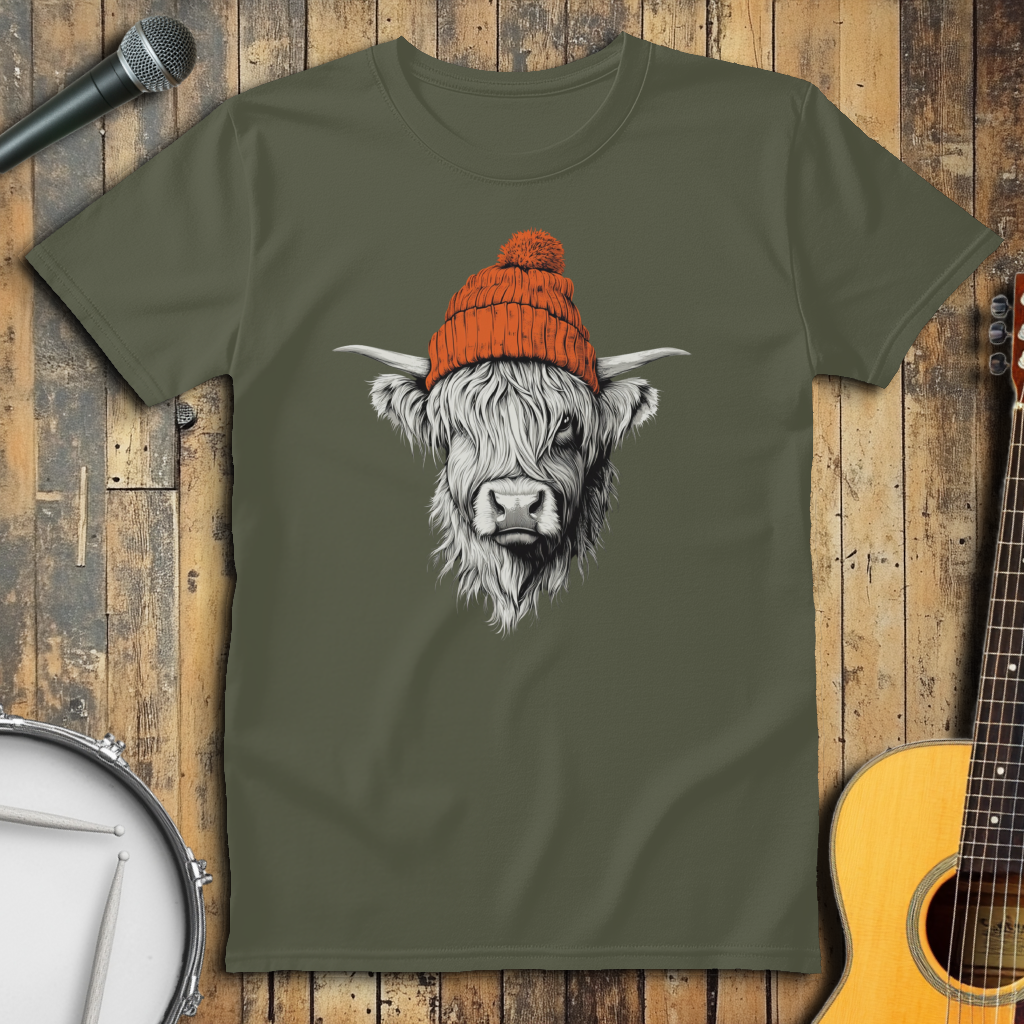 Orange Beanie Highland Cow