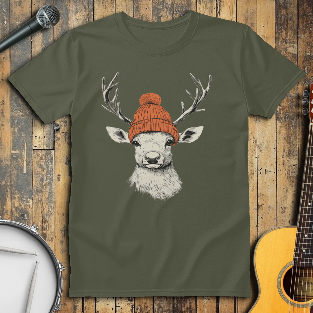 Orange Beanie Reindeer