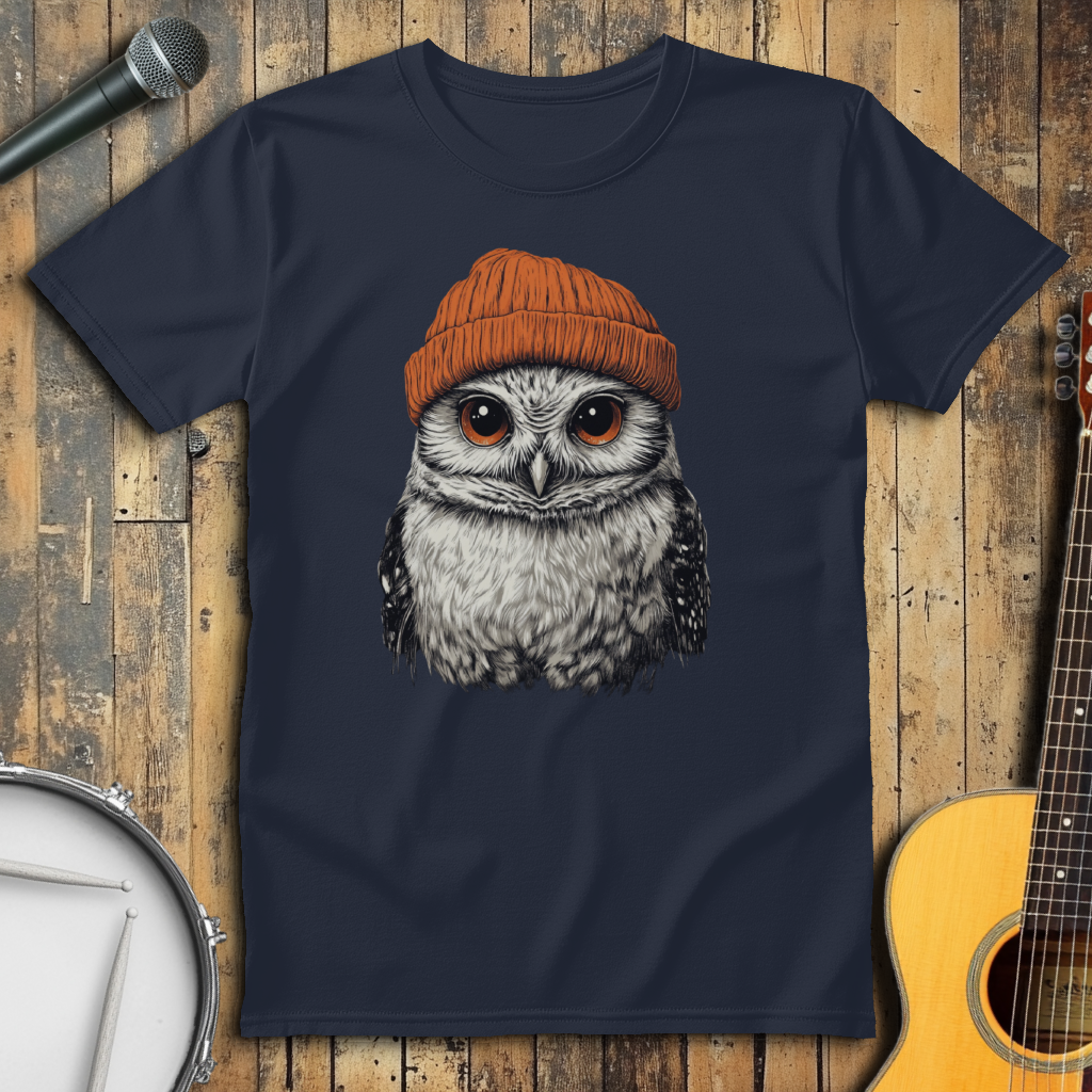 Orange Beanie Owl