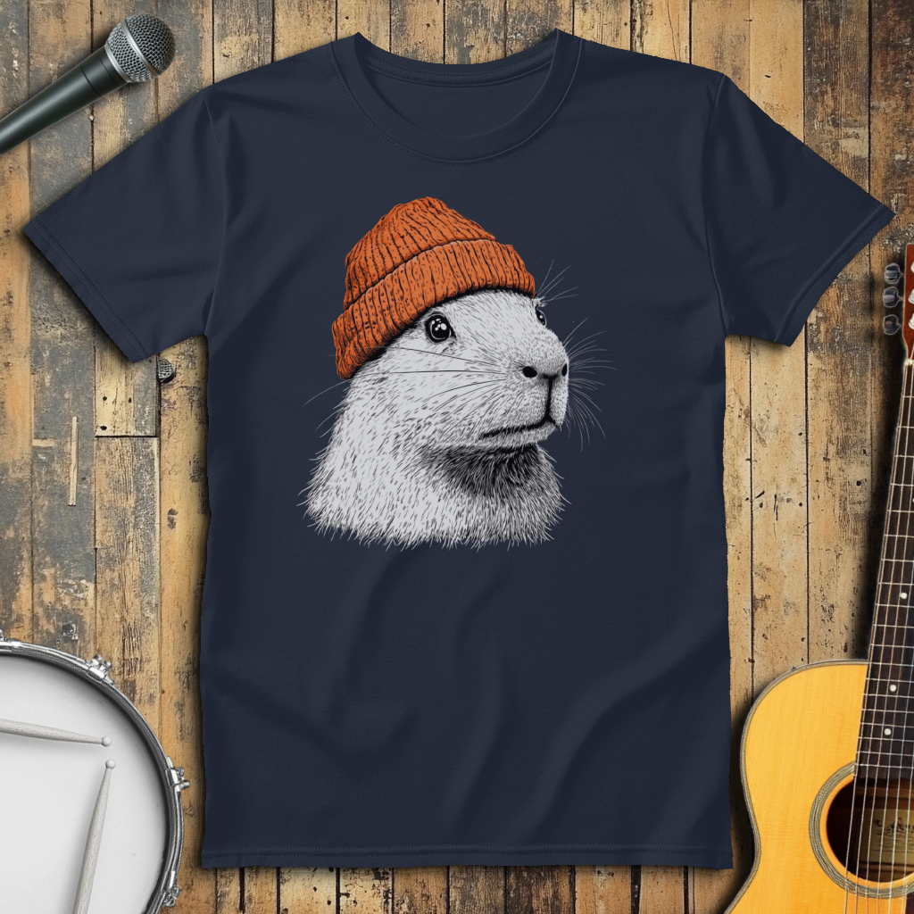 Orange Beanie Cabybara