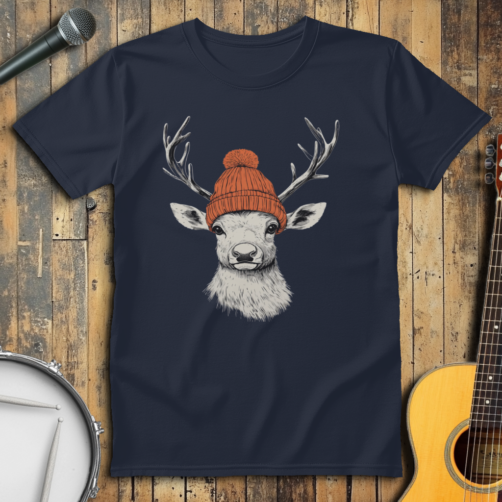 Orange Beanie Reindeer