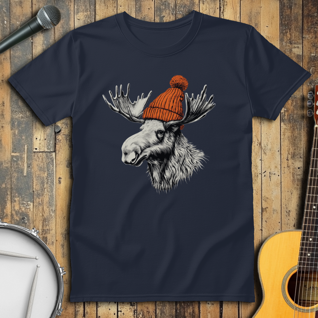 Orange Beanie Moose