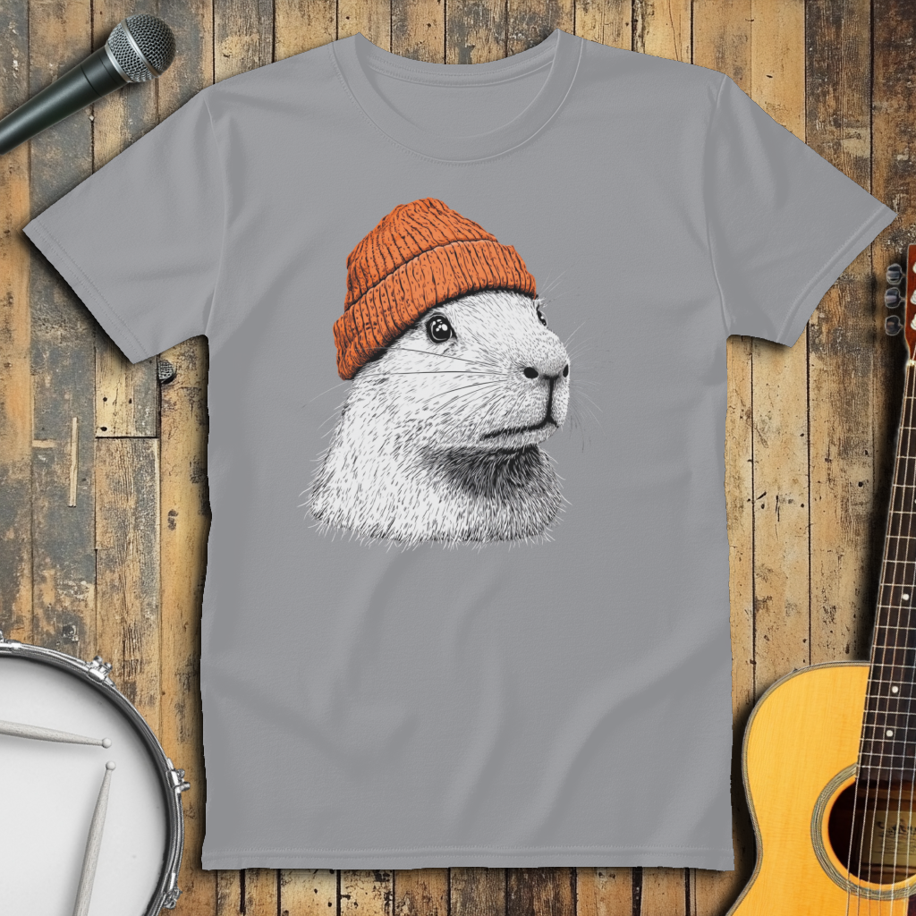 Orange Beanie Cabybara