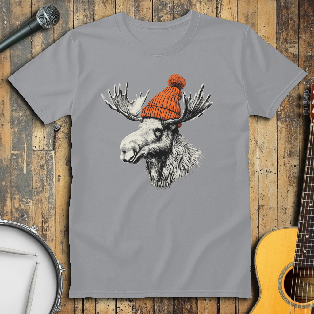 Orange Beanie Moose
