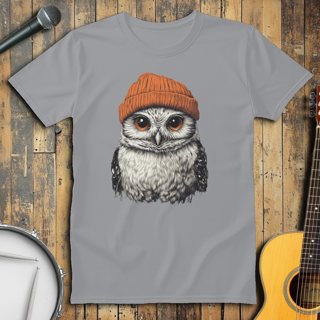Orange Beanie Owl
