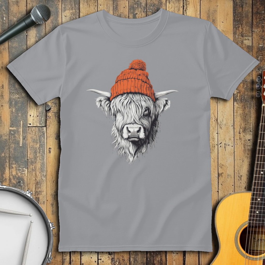 Orange Beanie Highland Cow