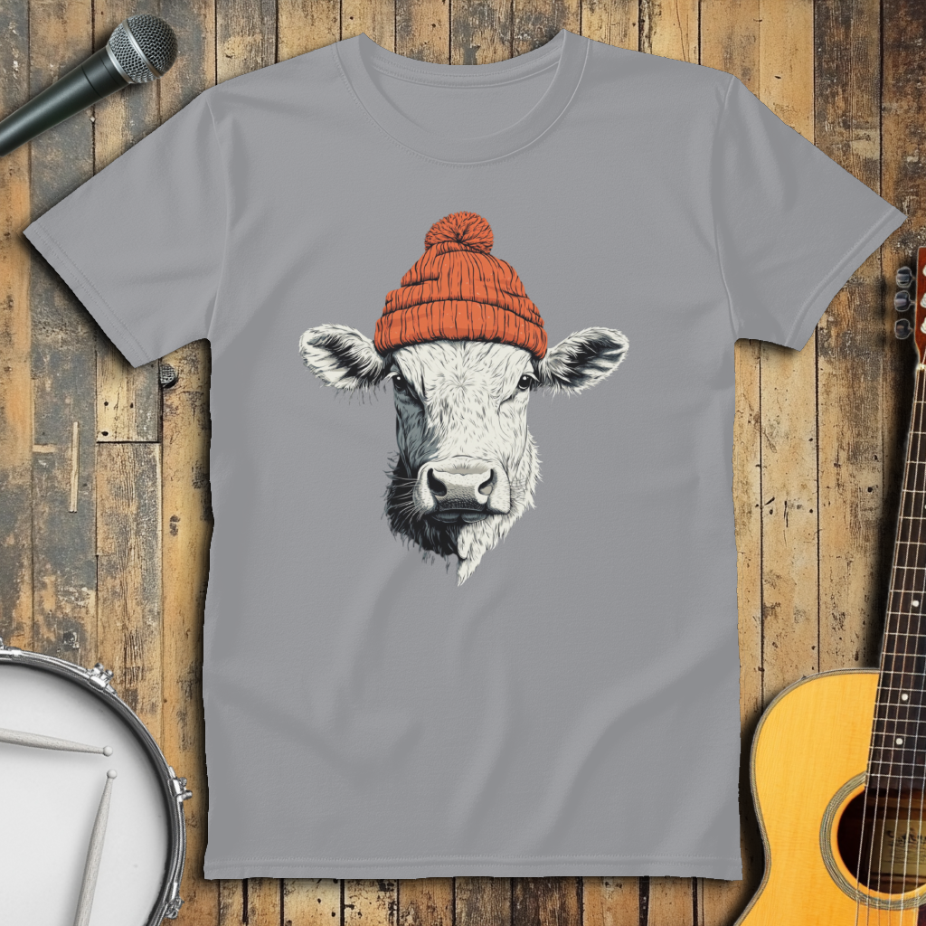 Orange Beanie Cow