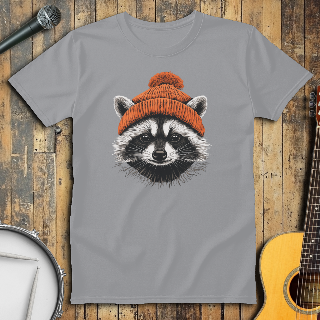 Orange Beanie Raccoon