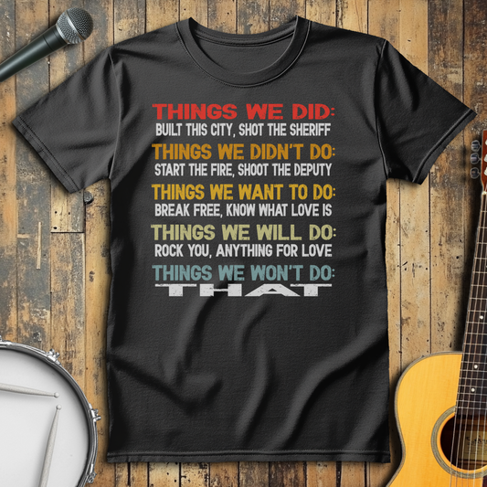 Things We Did