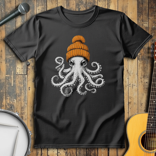 Orange Beanie Octopus