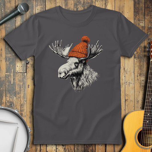 Orange Beanie Moose