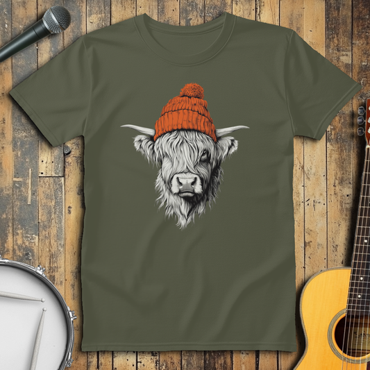 Orange Beanie Highland Cow