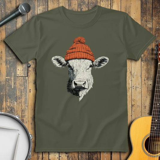 Orange Beanie Cow