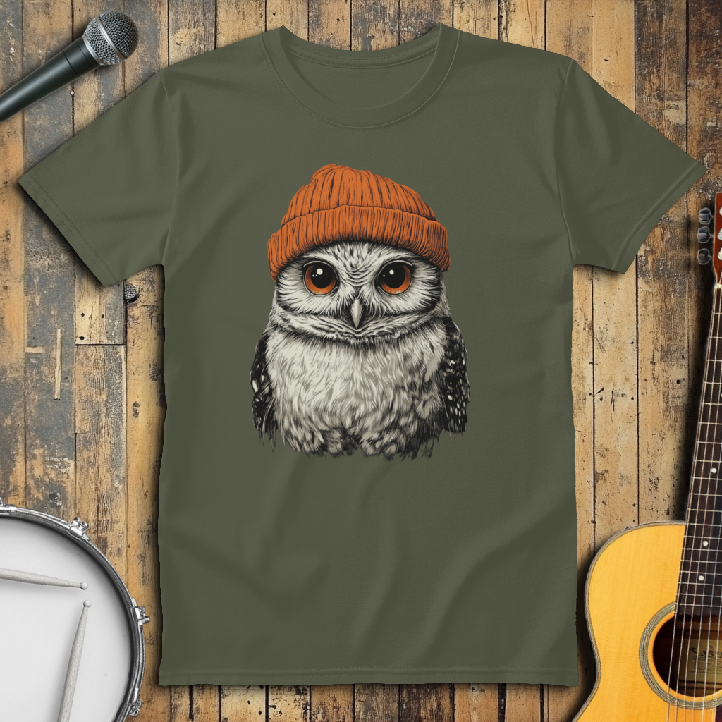 Orange Beanie Owl