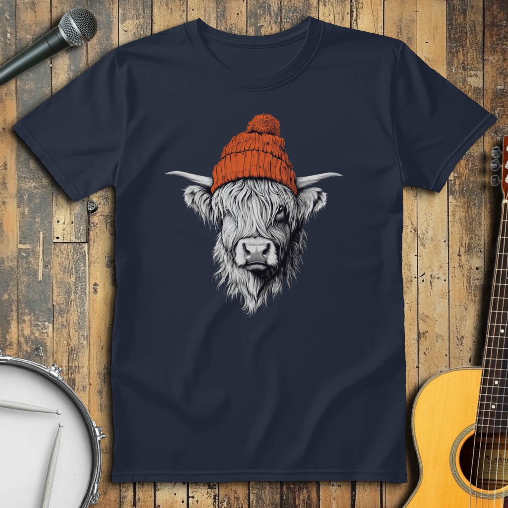 Orange Beanie Highland Cow