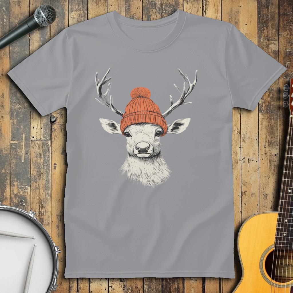 Orange Beanie Reindeer