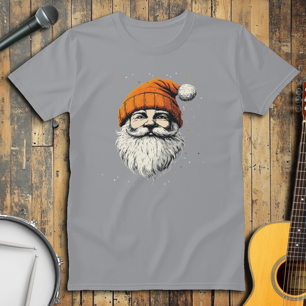 Orange Beanie Santa